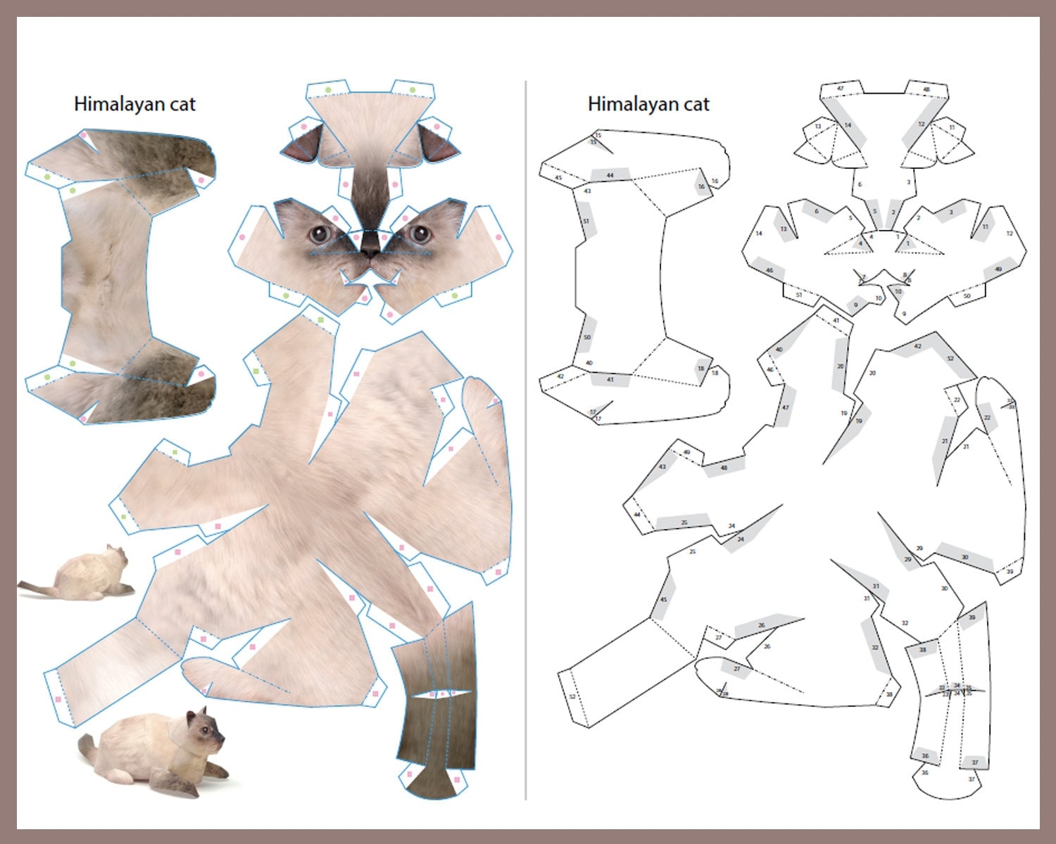 Printable 3d Paper Crafts Templates Free
