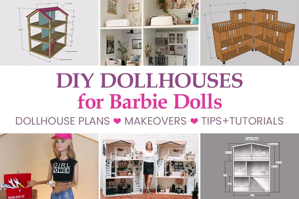 How To Make A DIY Dollhouse For Barbie Dolls Suni Doll