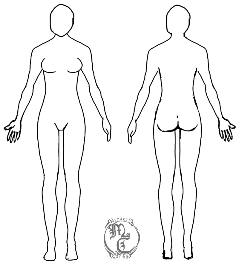 Human Body Template Female By MyraethCorax On DeviantArt
