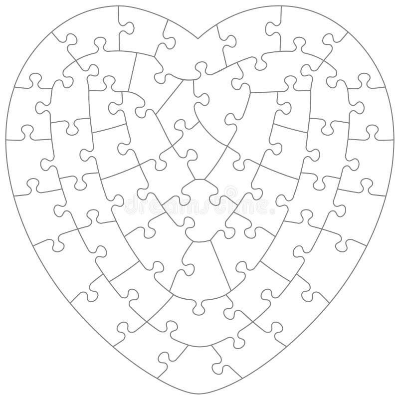 Free Blank Jigsaw Puzzle Template Printable