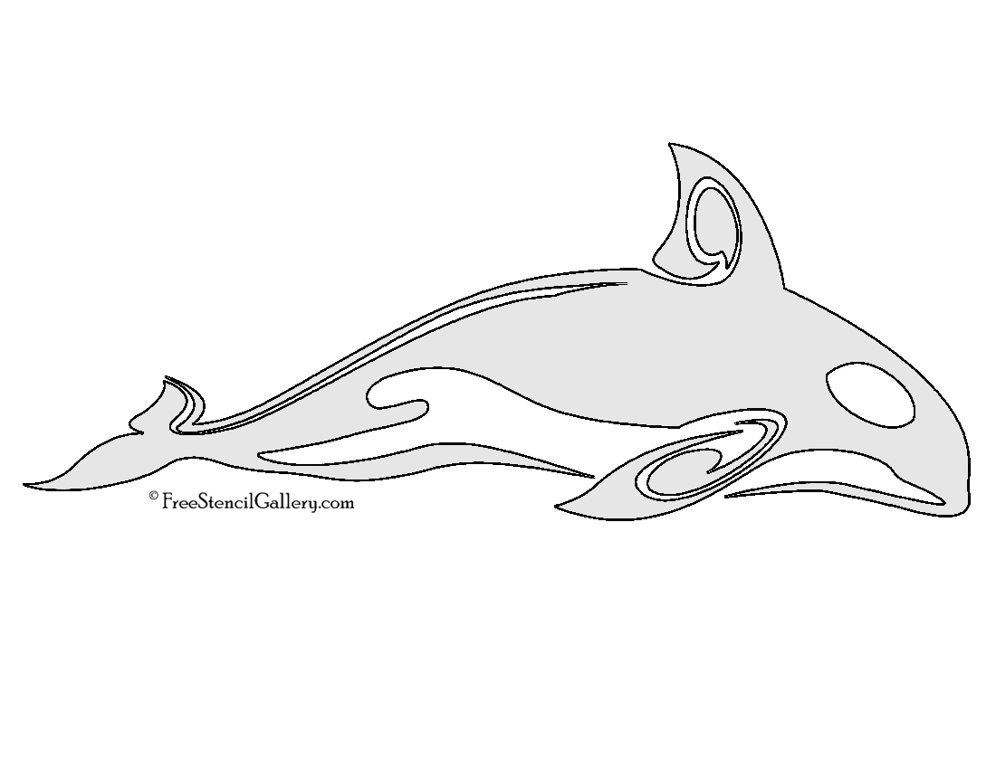 Killer Whale Stencil Free Stencil Gallery