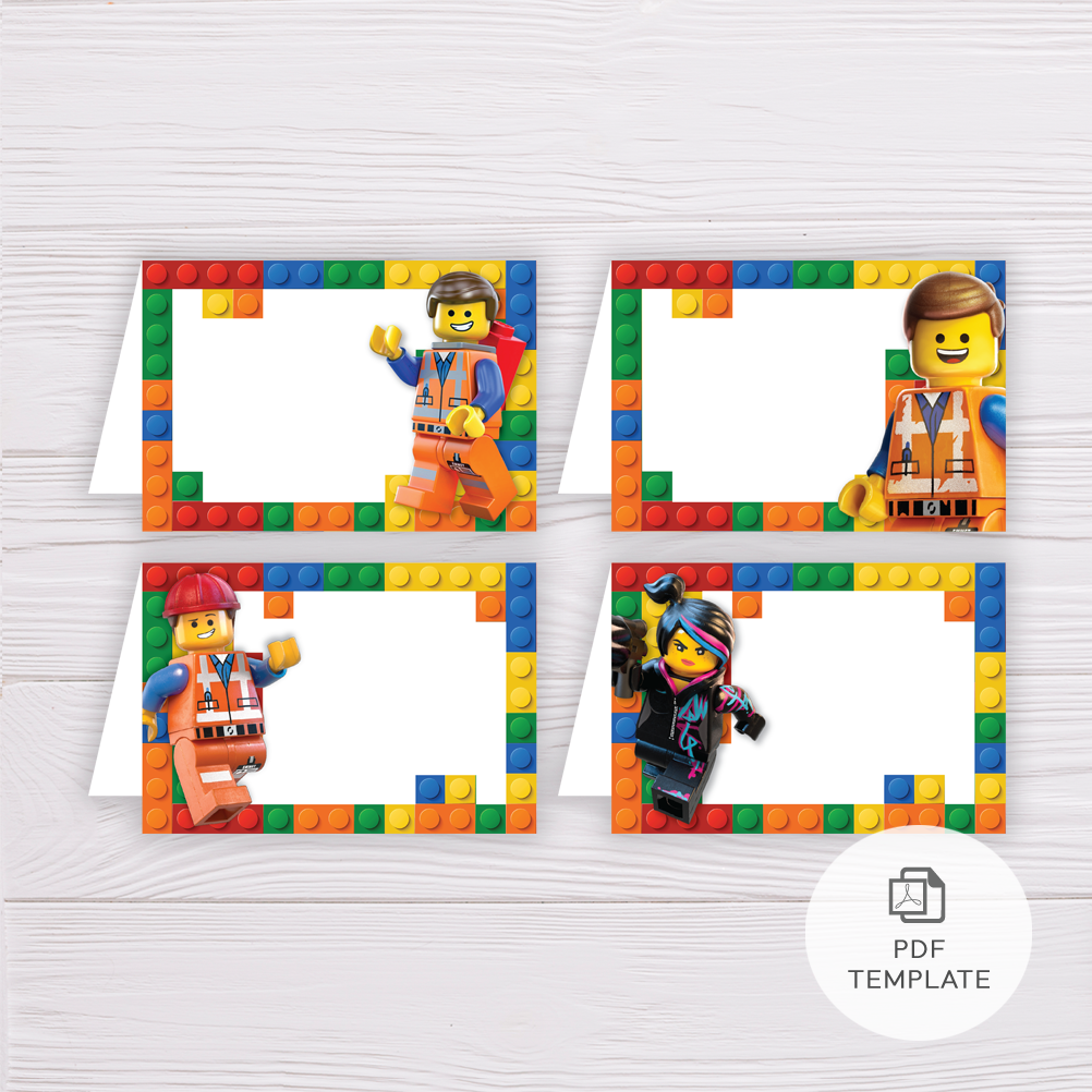 Lego Food Label Dgtally