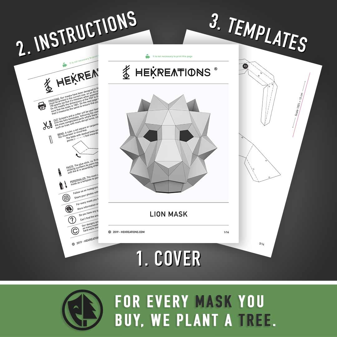 Lion Template Printable Free