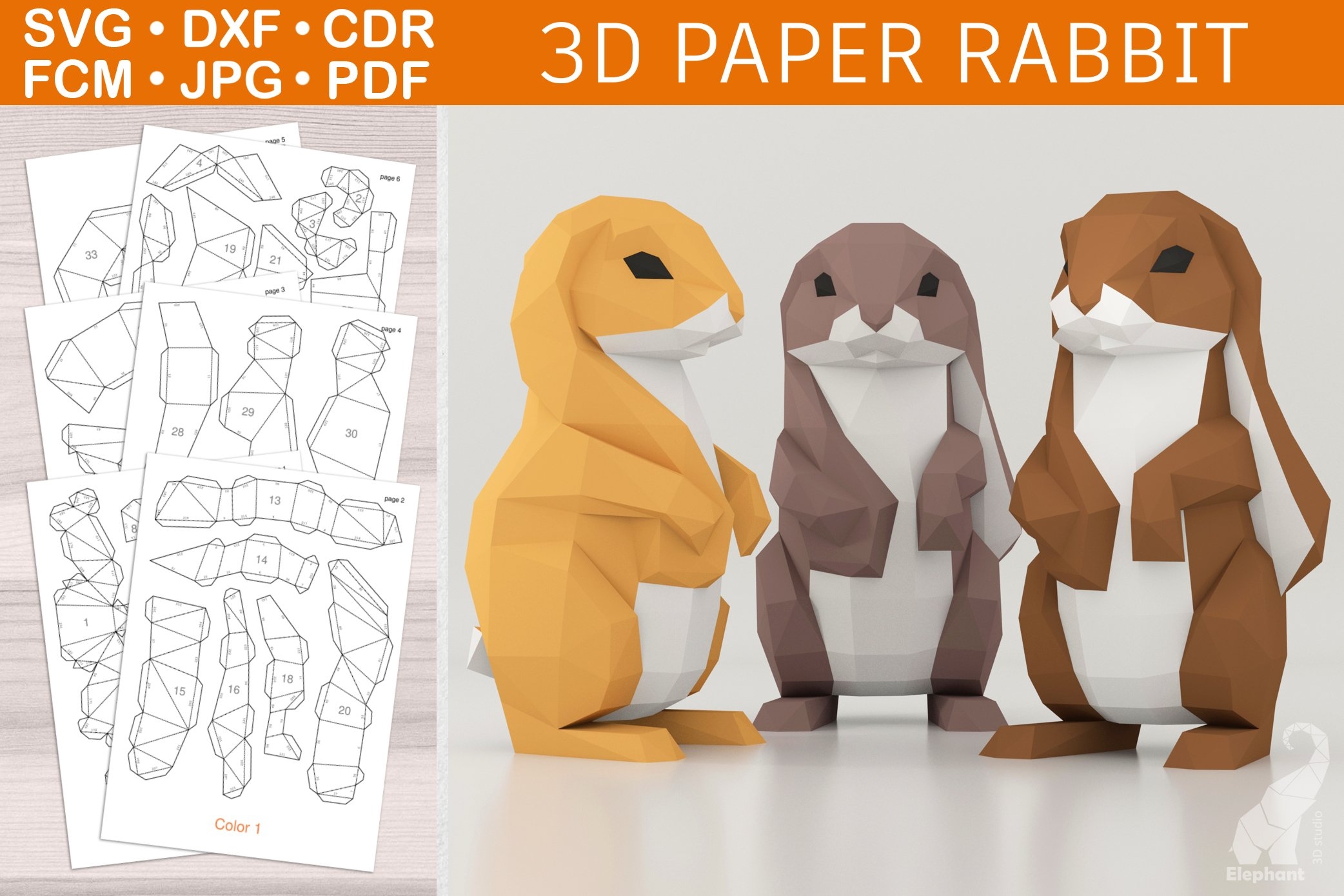 Printable 3d Papercraft Templates Free