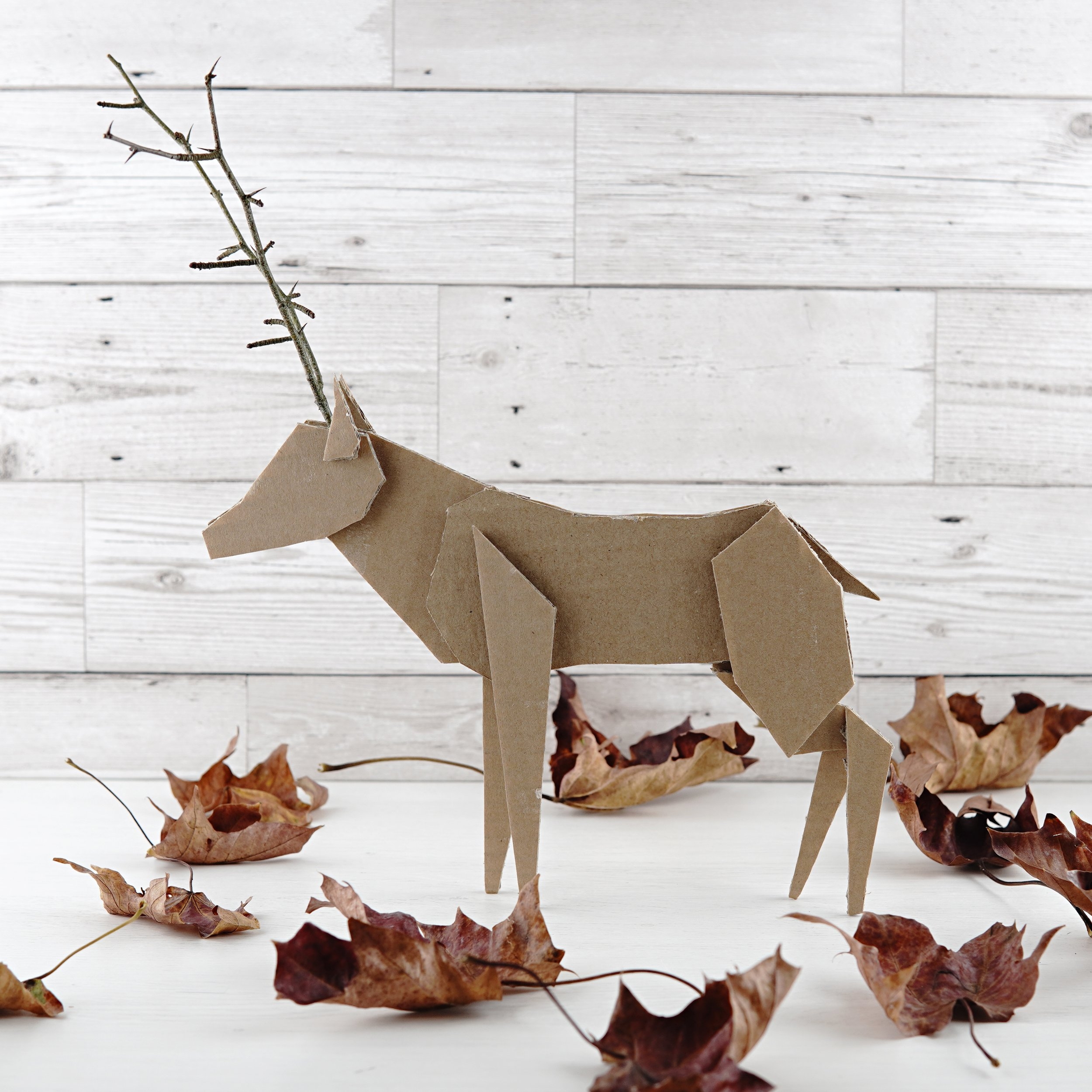 Make Your Own Cardboard Reindeer Updated Old Forge Creations