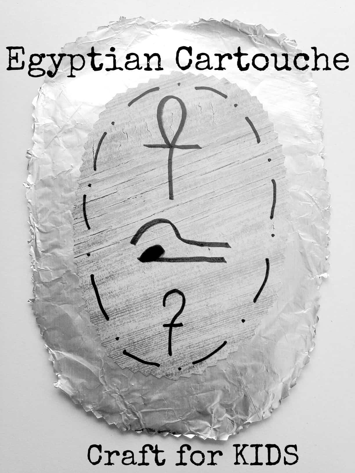 Make Your Own Egyptian Cartouche Craft For Kids