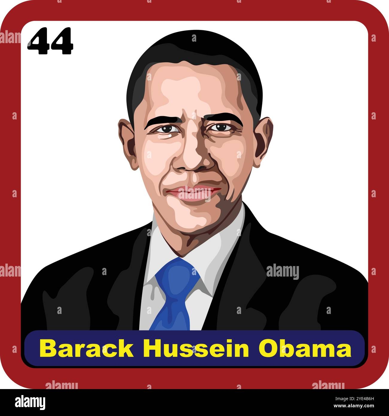 Obama Face Stock Vector Images Alamy