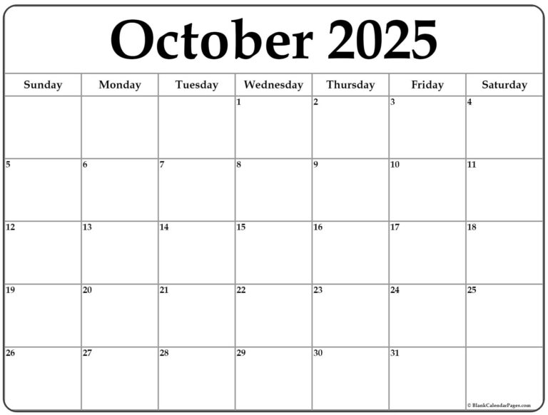 October 2022 Calendar Free Printable Calendars