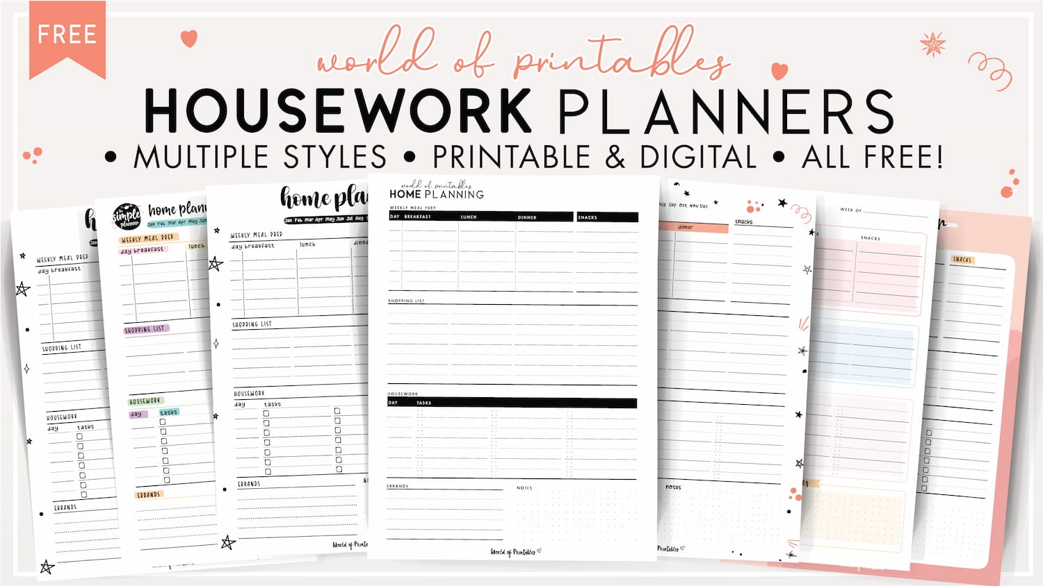 Organization Templates World Of Printables