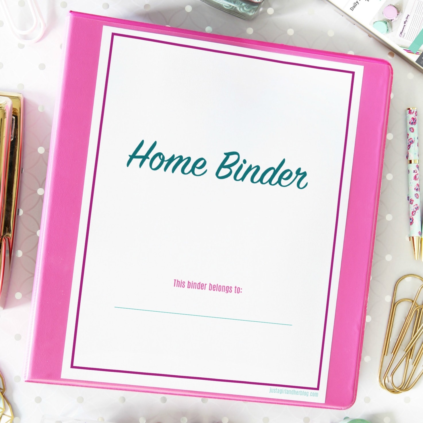 Free Printable Home Organizing Templates