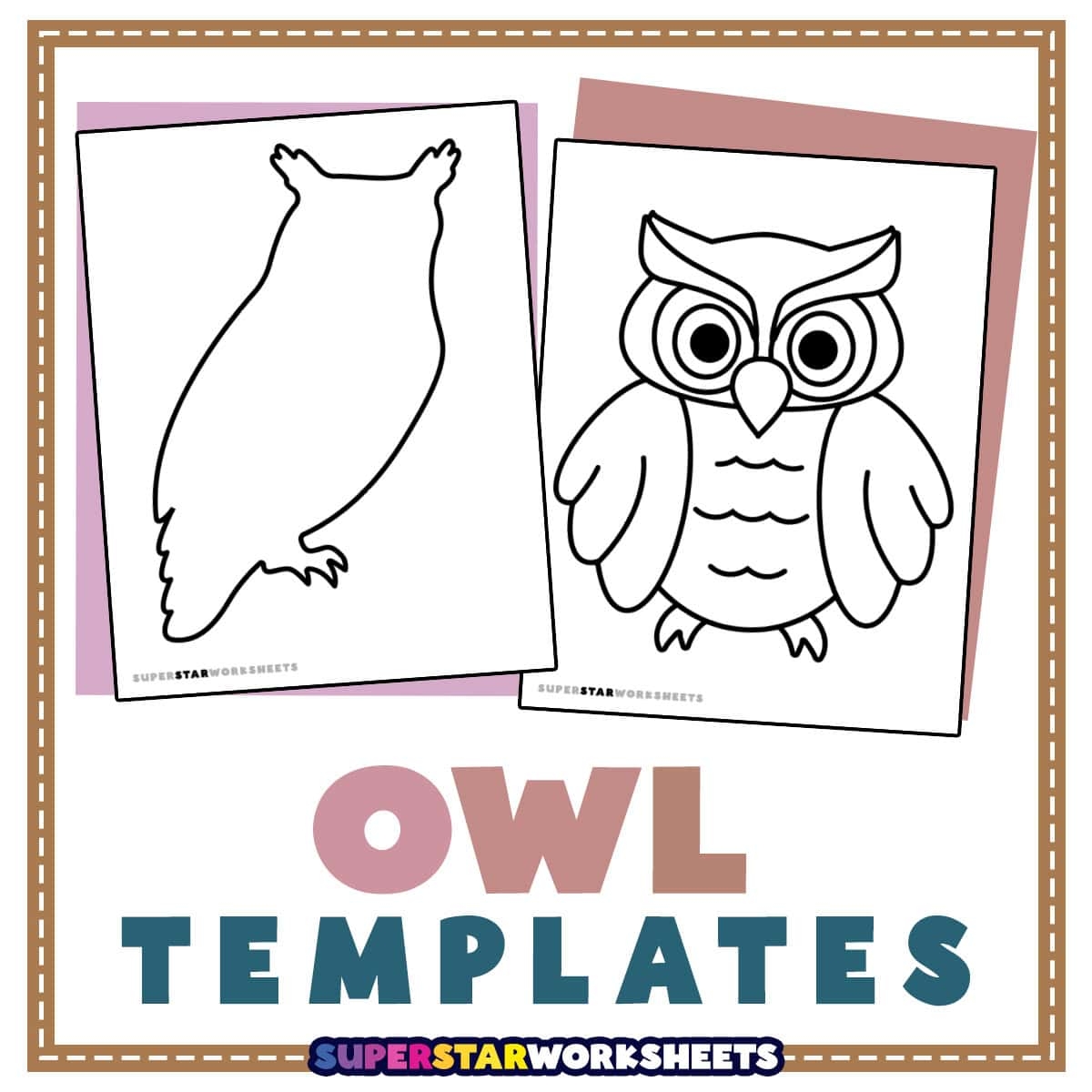 Free Printable Owl Template Pdf