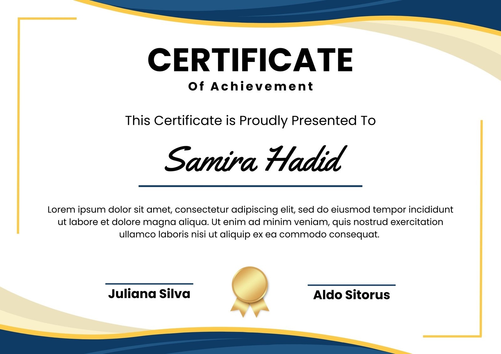 Page 2 Free Custom Printable Achievement Certificate Templates 