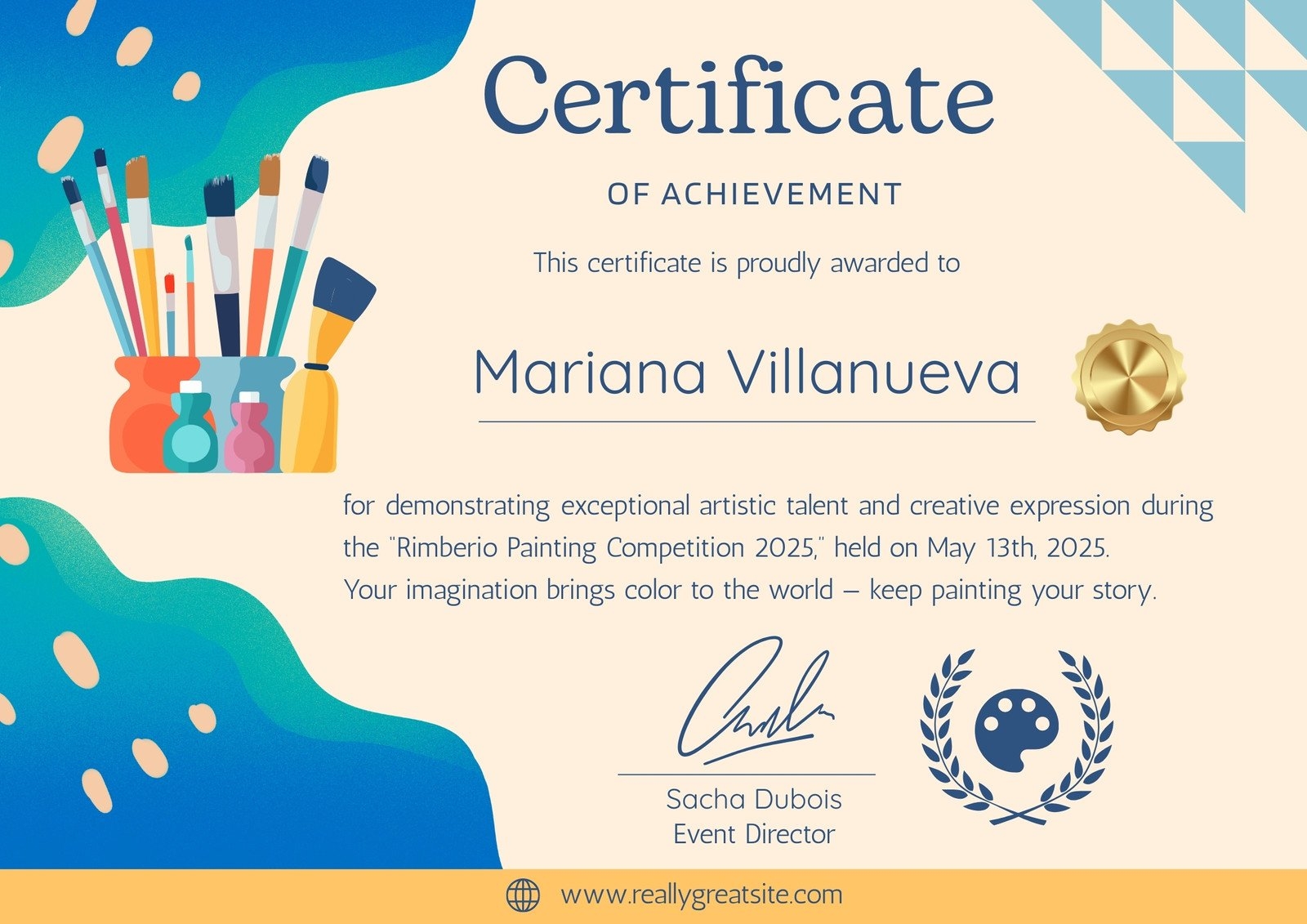 Page 3 Free Printable Custom Participation Certificate Templates Canva
