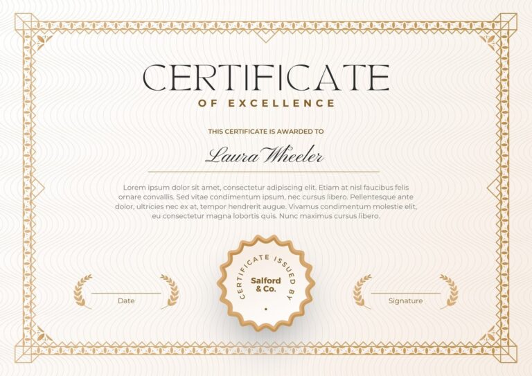 Page 4 Free Custom Printable Appreciation Certificate Templates