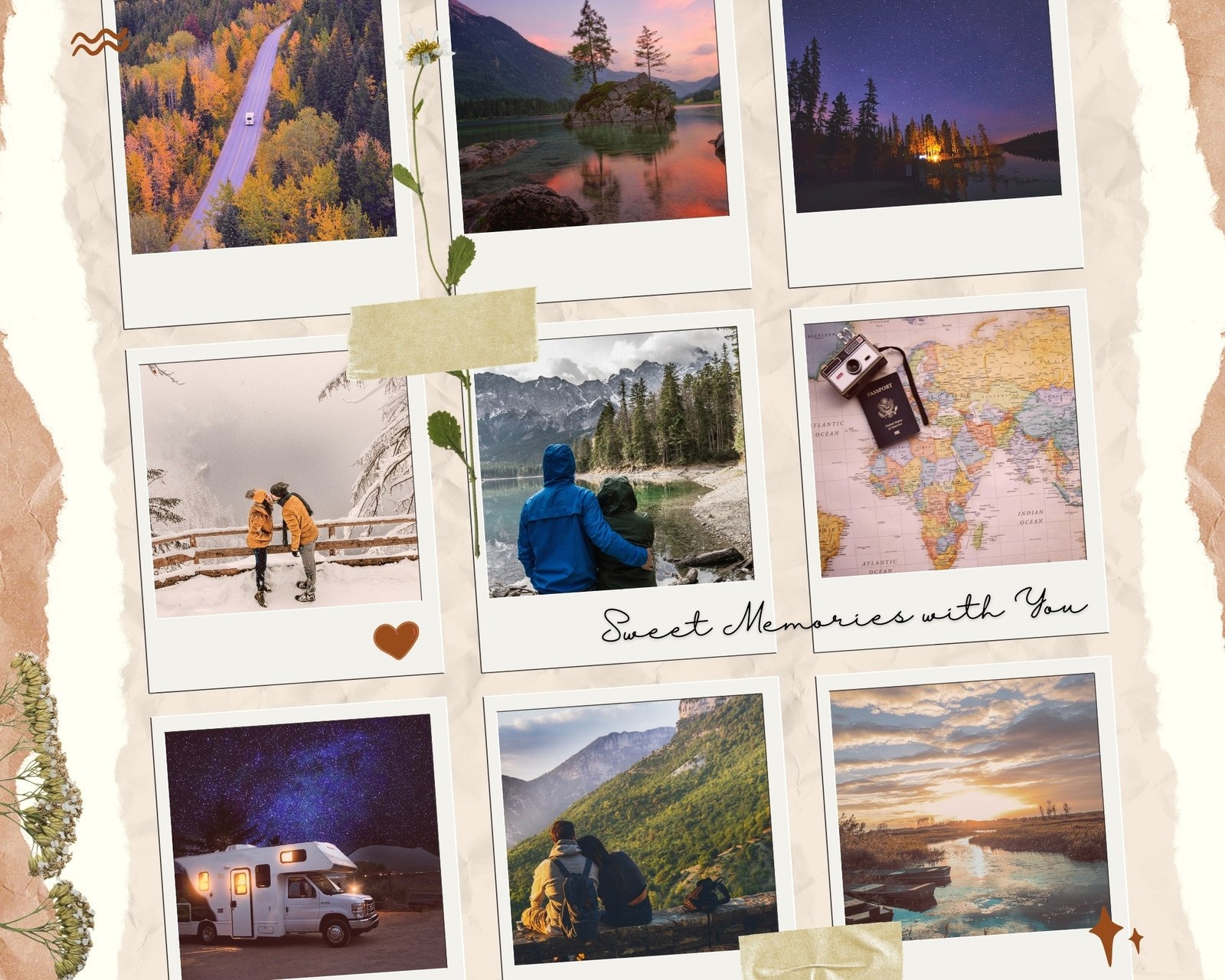 Free Printable Collage Templates For Photos