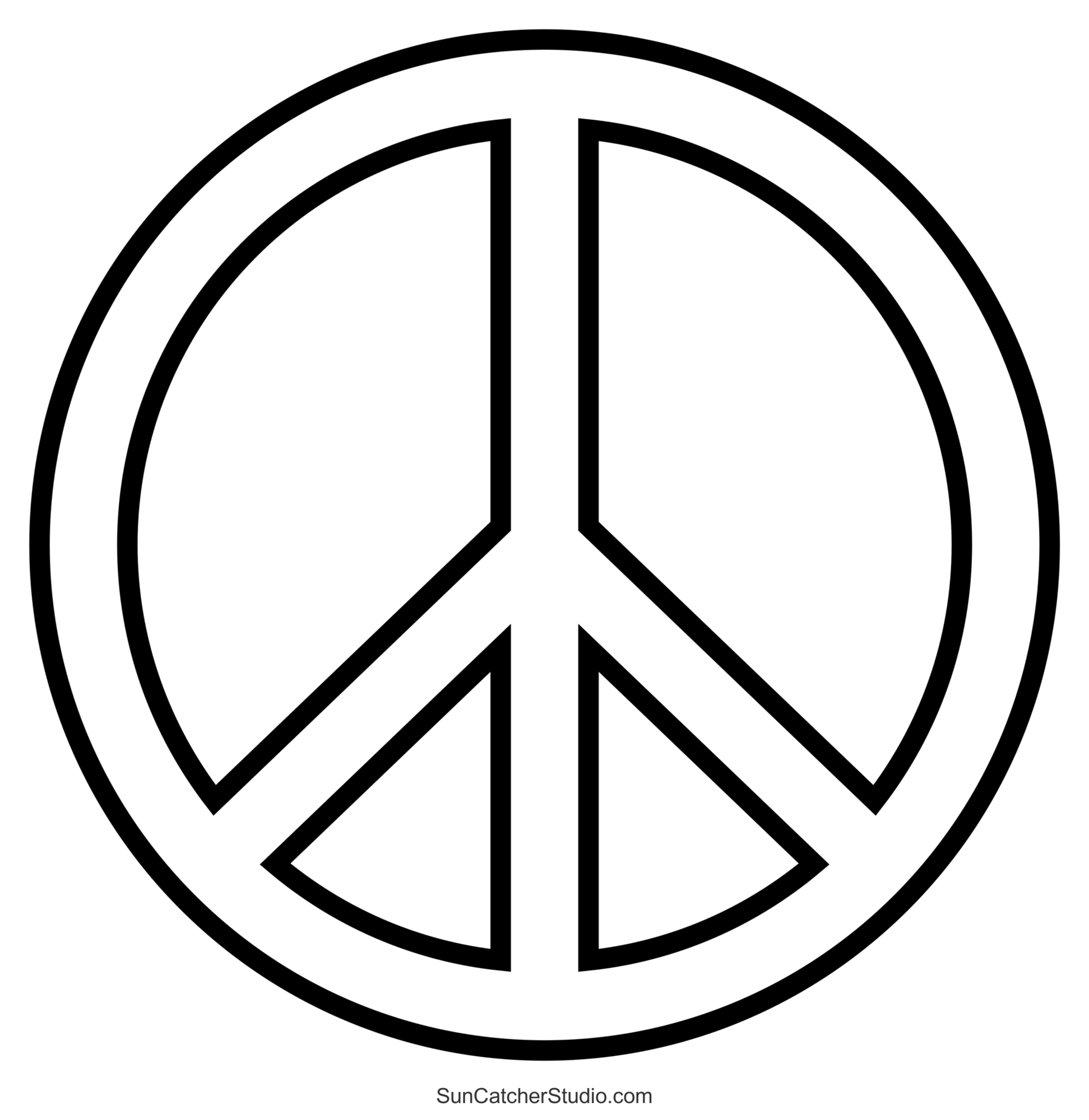 Peace Sign Love And Peace Symbol Clipart U0026 Templates Free Printables Monograms Design Tools Patterns U0026 DIY Projects