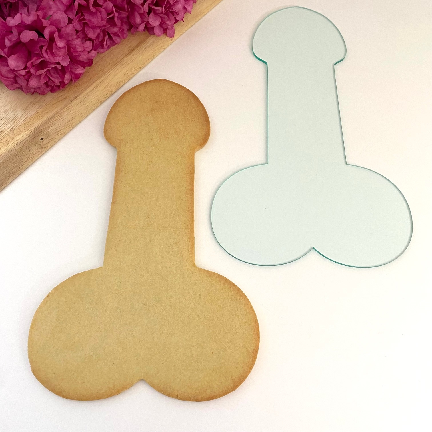 Penis Doodle Acrylic Cookie Cake Timesaver Template CutterCraft