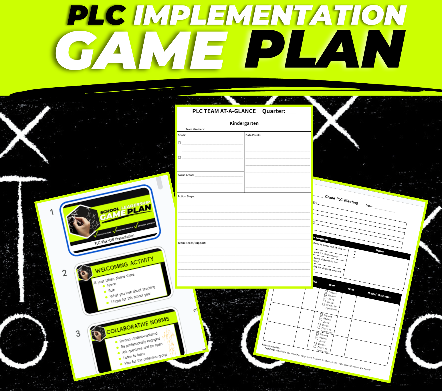 PLC Implementation Game Plan Pack The Principal Exchange