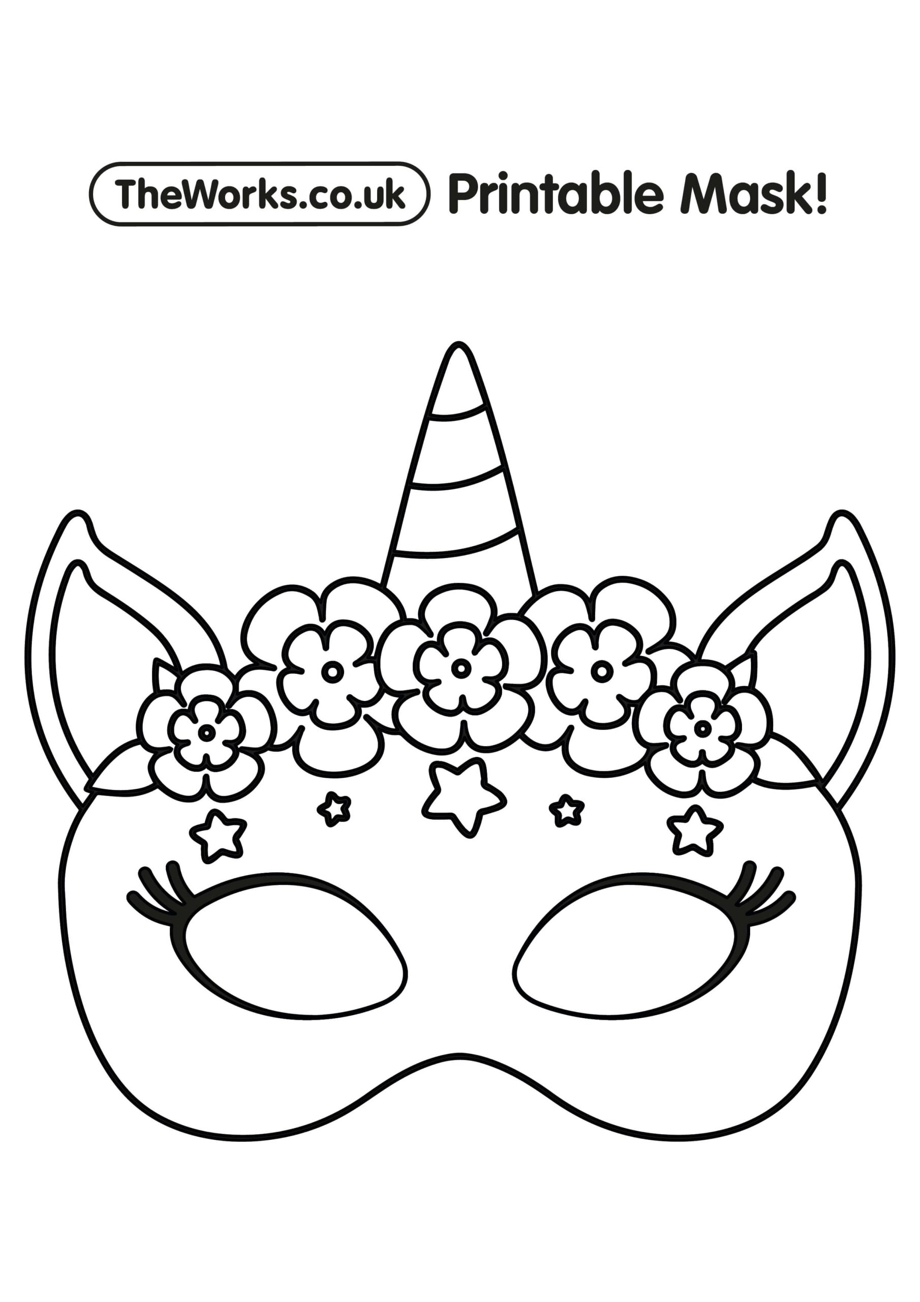 Print At Home Animal Masks The Works Worksheets Library