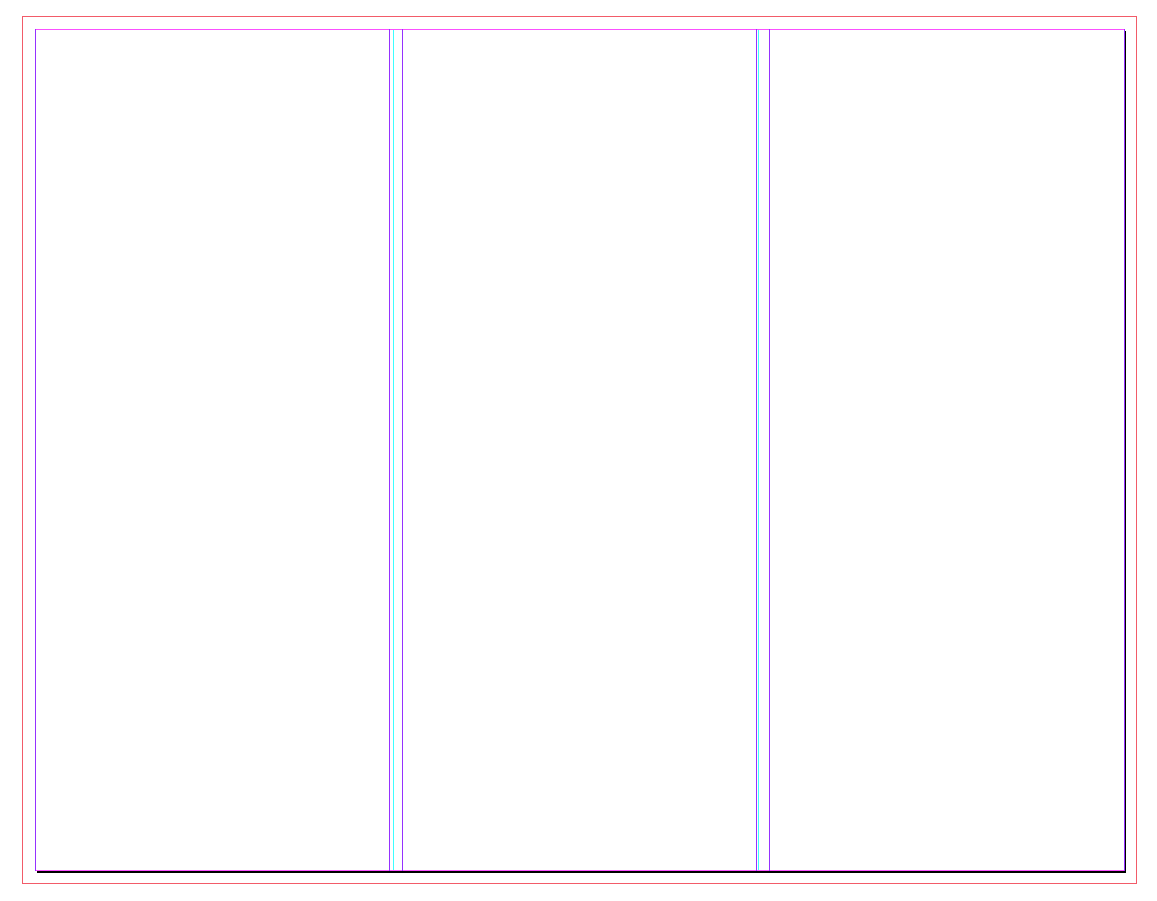 Print Design Tri fold Brochure In Indesign How Do You Handle 