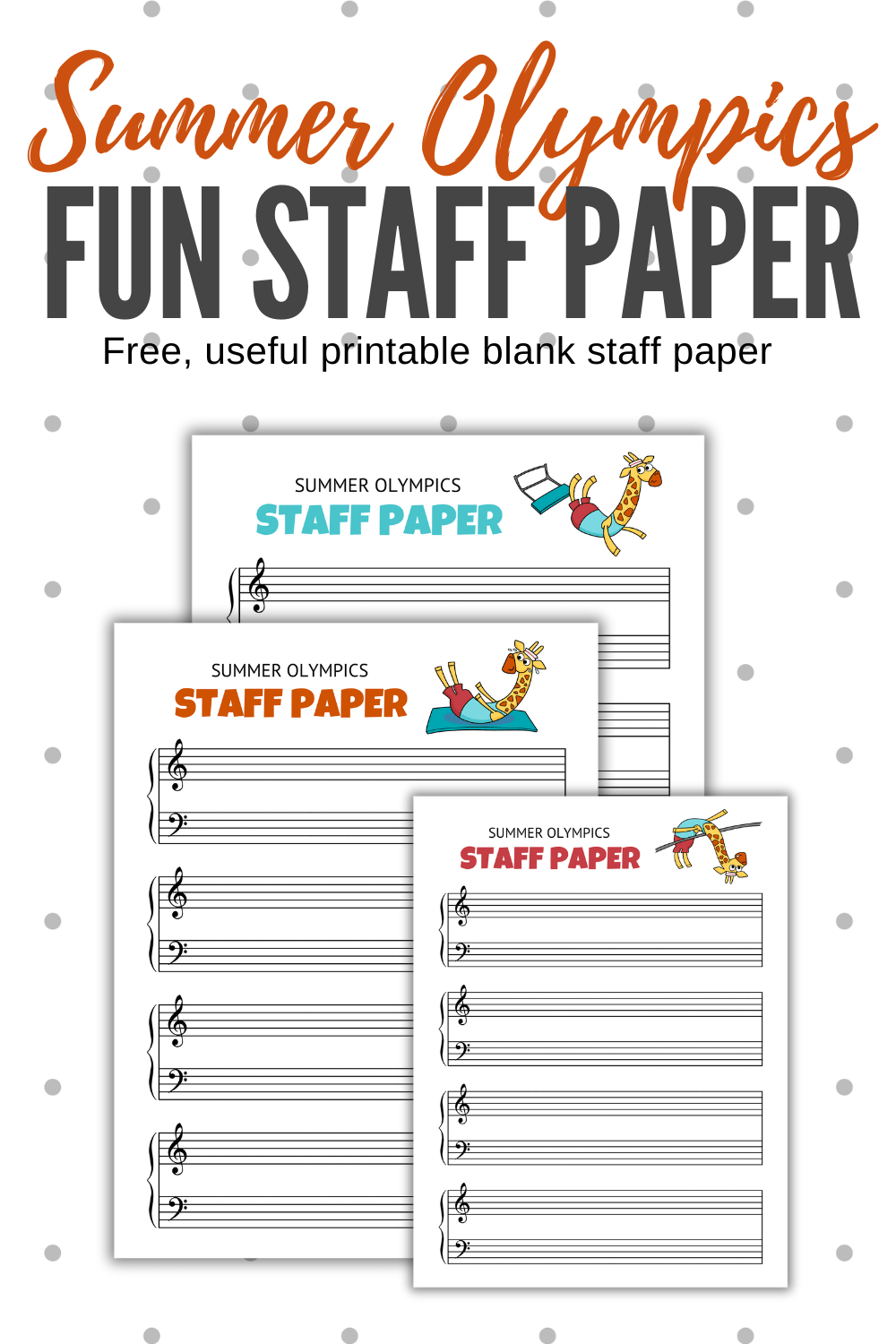 Blank Staff Free Printable