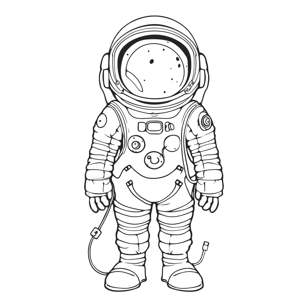Printable Astronaut Coloring Pages Astronaut Coloring Pages Outline Sketch Drawing Vector Astronaut Drawing Wing Drawing Ring Drawing PNG And Vector With Transparent Background For Free Download