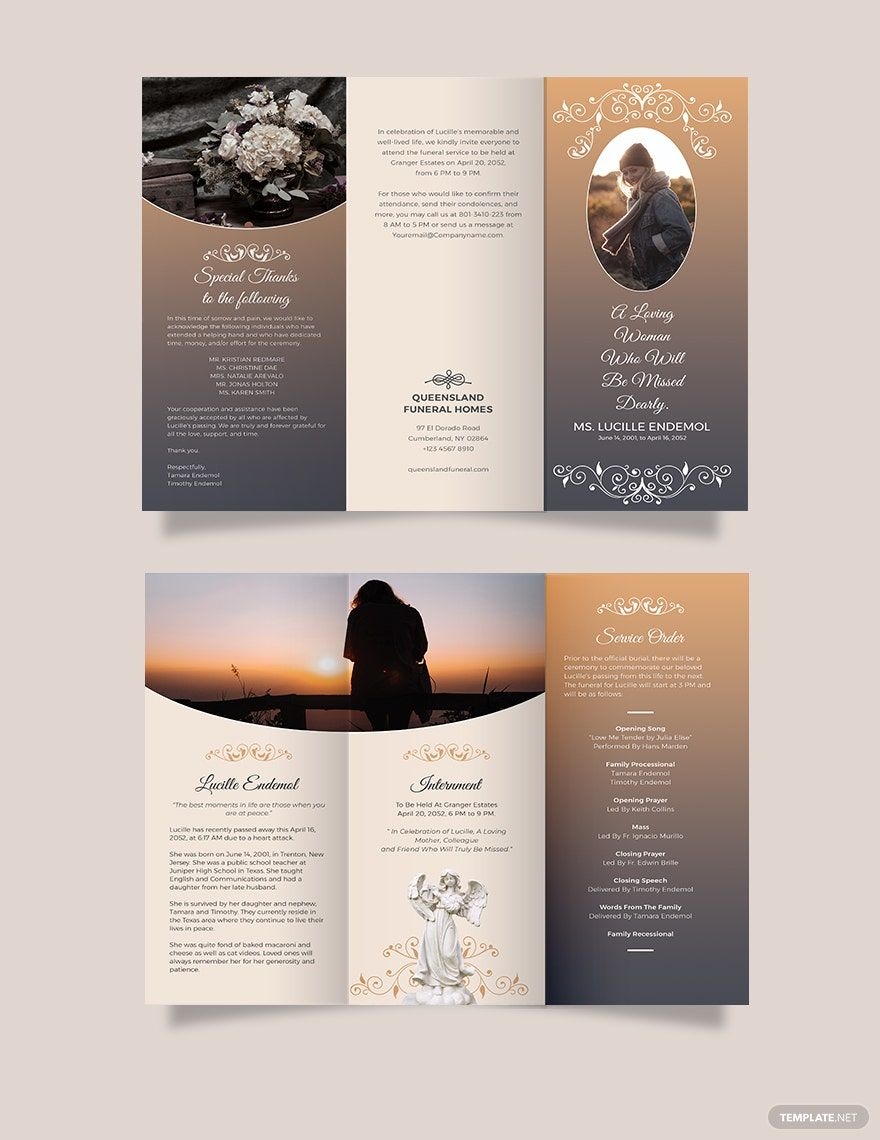Printable Tri Fold Brochure Template Free