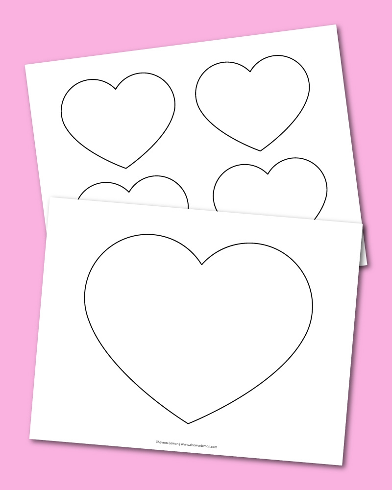 Free Printable Heart Template Printable