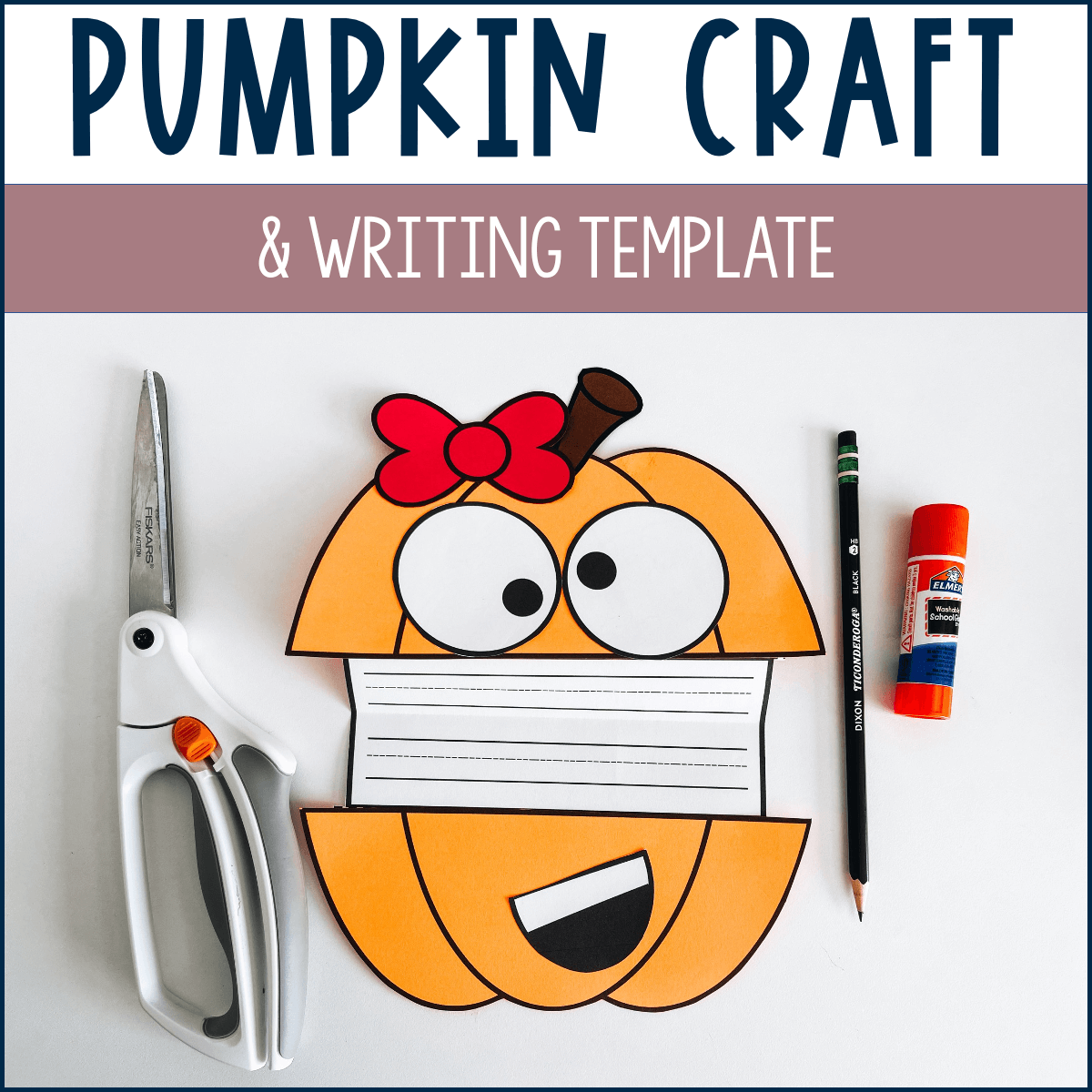 Pumpkin Craft U0026 Writing Template Stephanie Nash A Touch Of Class