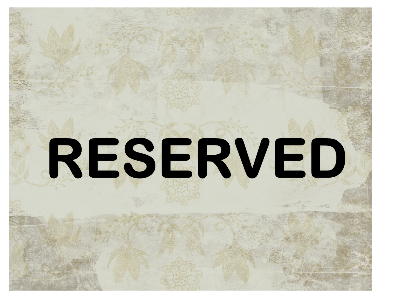 Reserved Sign