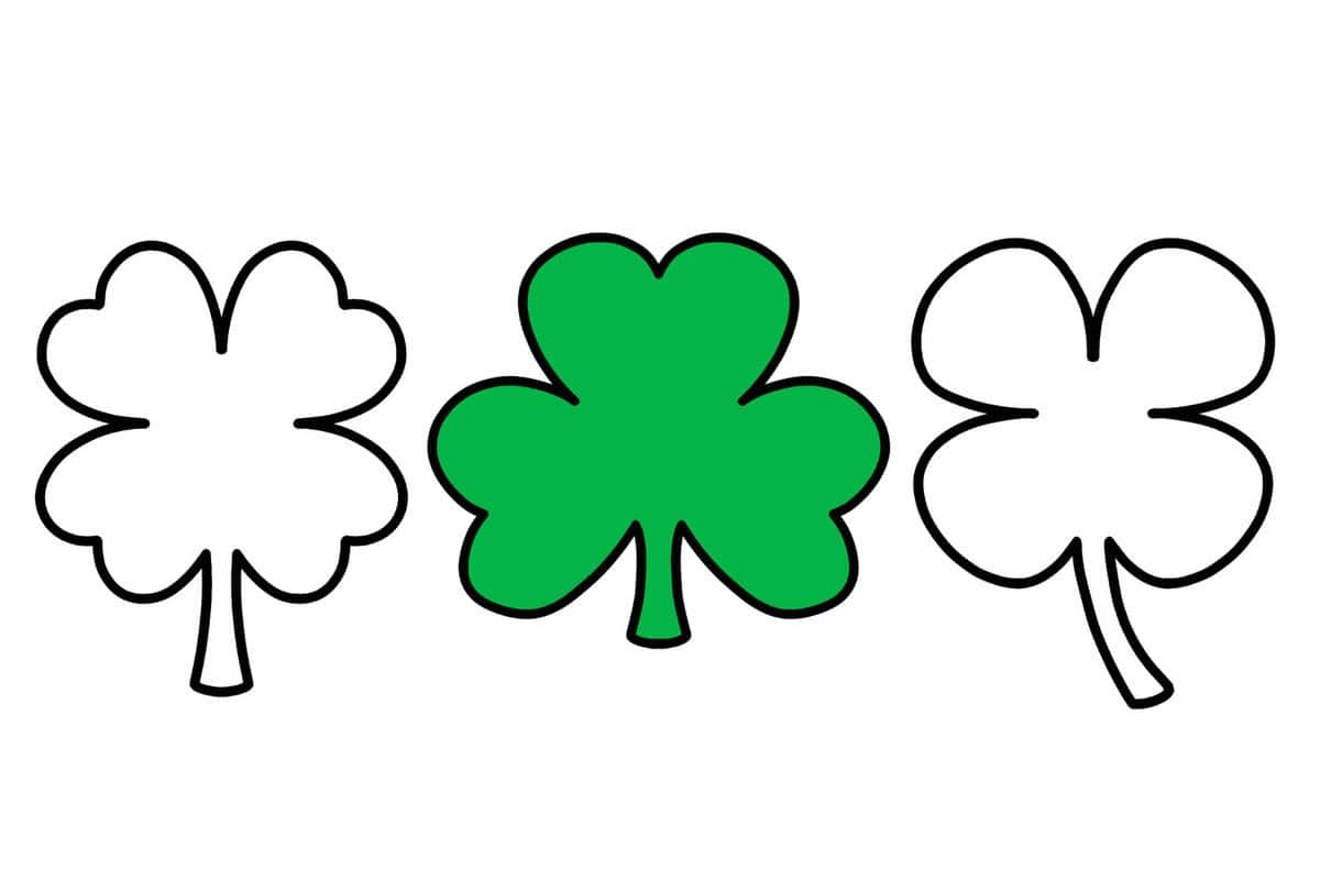 Shamrock Template Free Printable Shamrock Clover Outlines Shamrock Template Free Printable Shamrock Clover Outlines