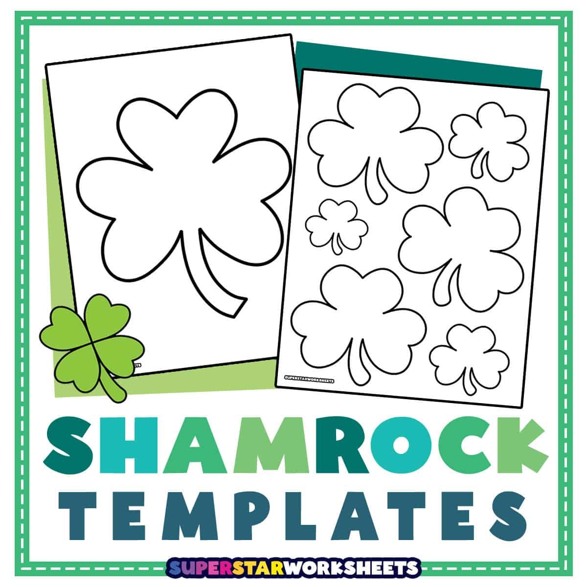 Shamrock Templates Superstar Worksheets Shamrock Templates Superstar Worksheets