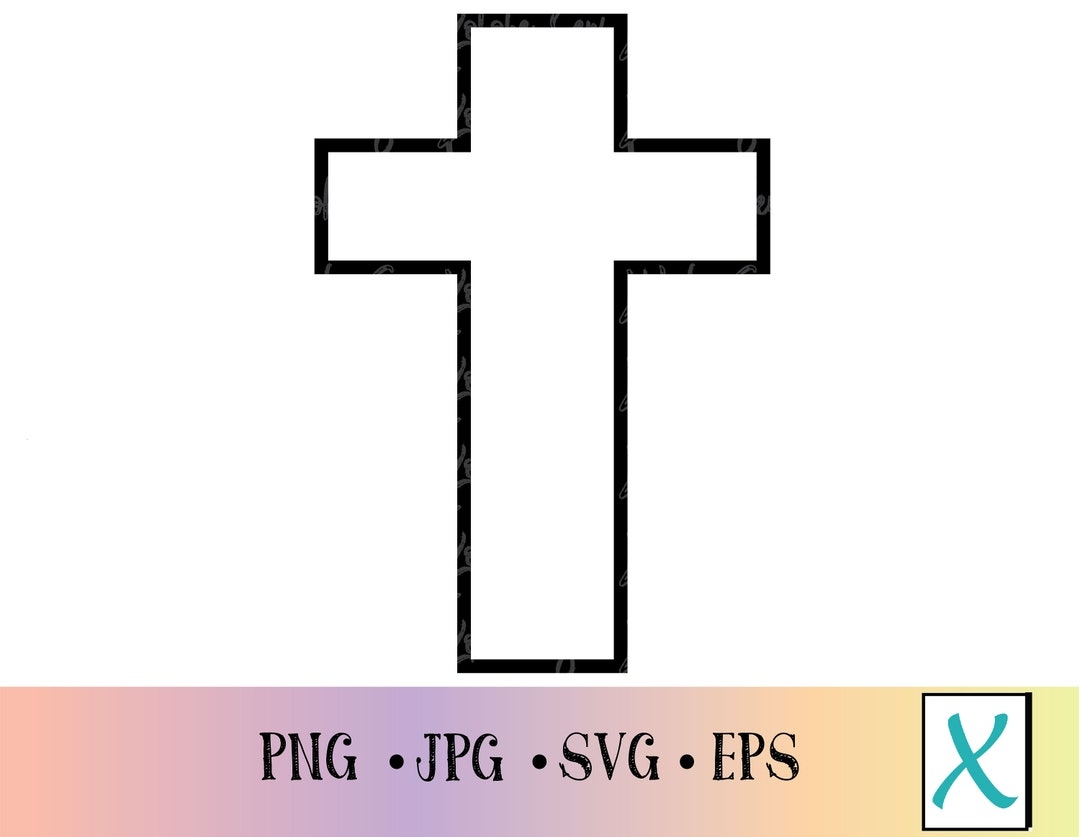 Simple Cross Clipart Cross Svg Clipart SVG Cross PNG Cross SVG Cut File Digital Download Etsy Israel