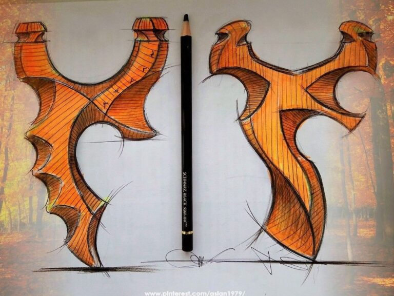 Slingshot Handle Designs Plans Templates Cad Vector Files For