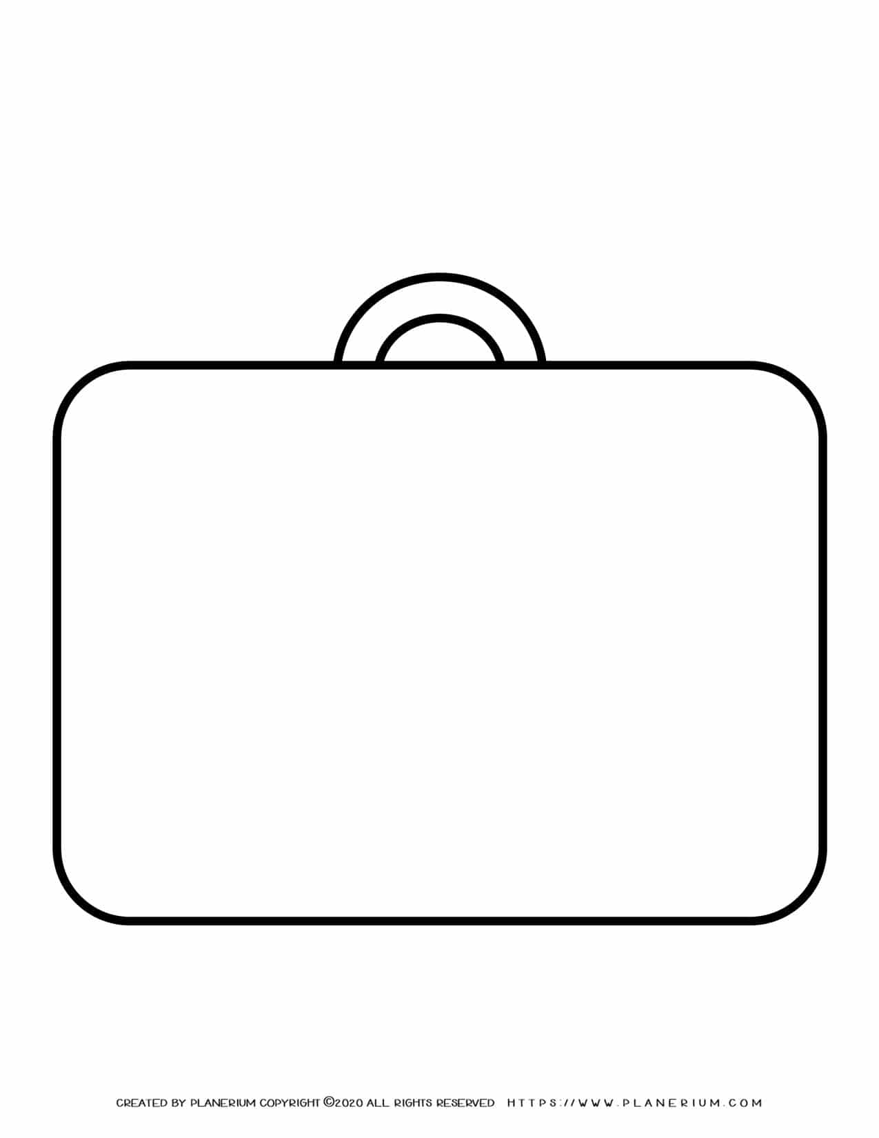 Suitcase Outline Planerium