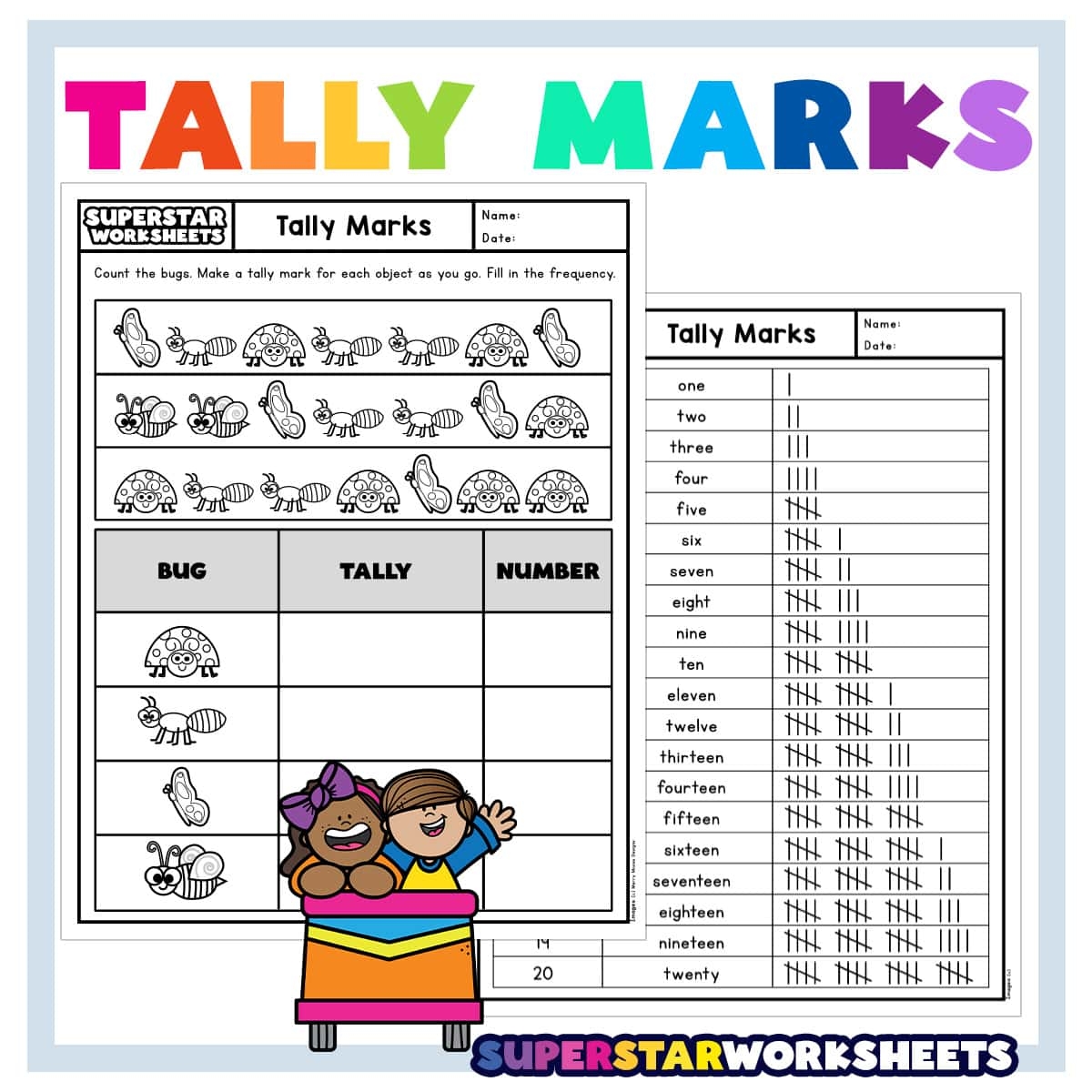 Free Printable Blank Tally Chart Template