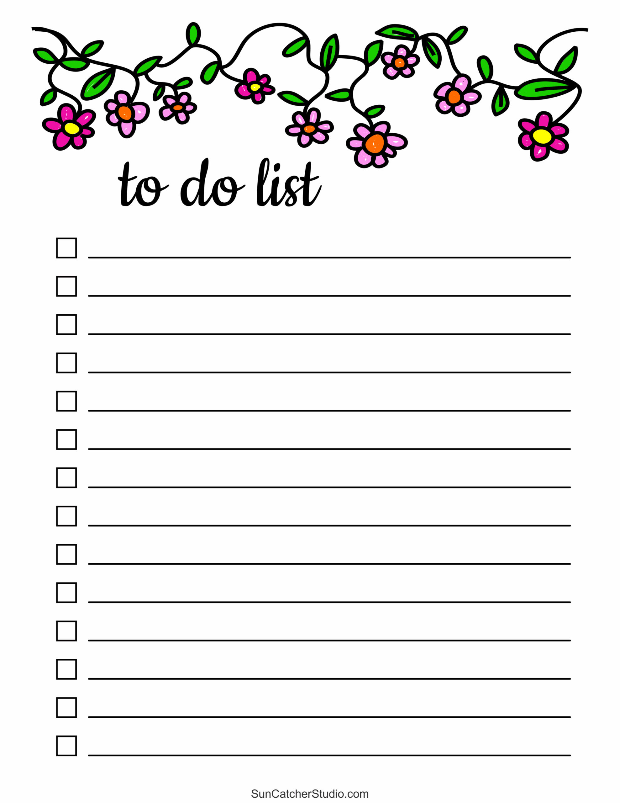 Free Printable Class List Templates
