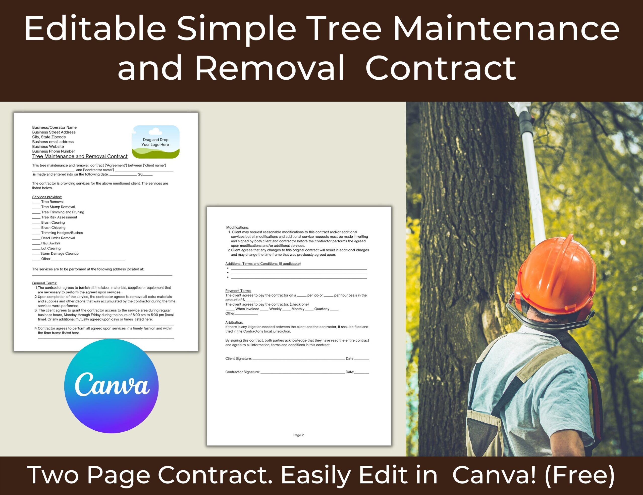 Free Printable Arborist Report Template