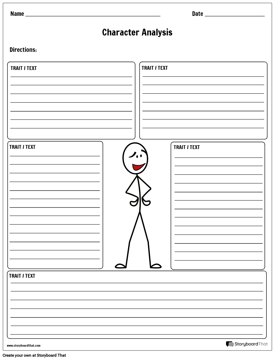 Ultimate Character Analysis Worksheet U0026 Template Guide