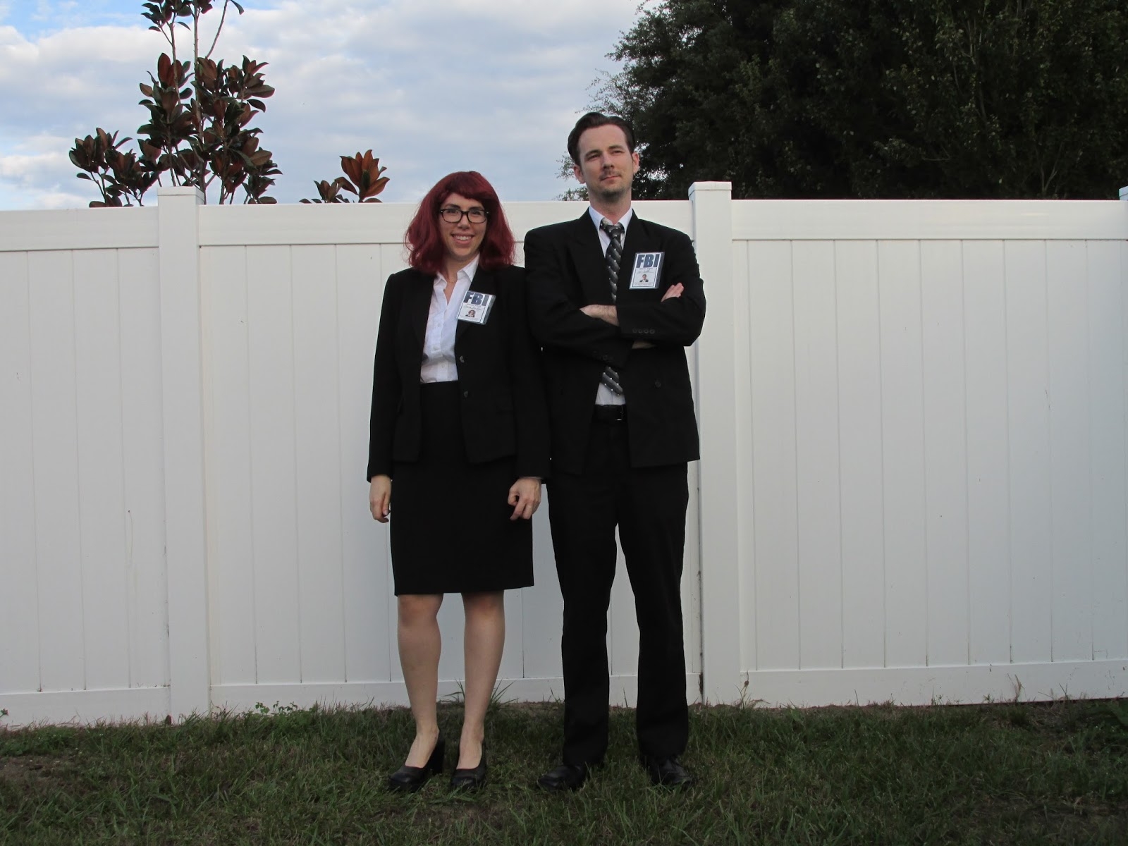 Unspoken Spells Last Minute Costume Mulder Scully W Printable FBI Badge