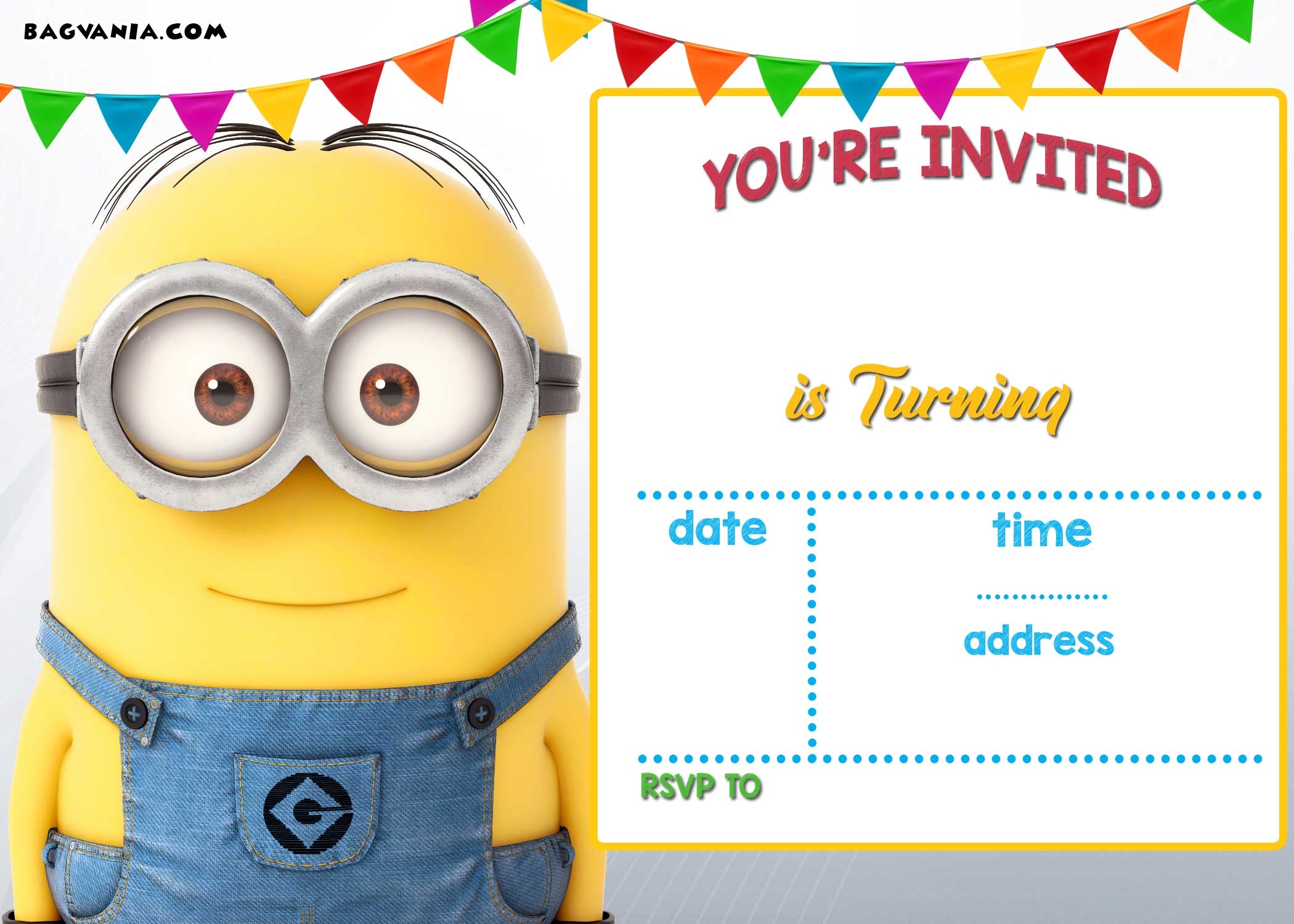 Free Printable Photo Birthday Invitation Templates